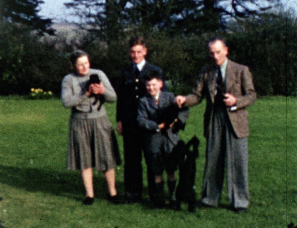 Home at last, 1947.